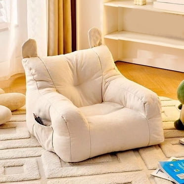 EGNMCR Chairs For Small Children Child Sofa Lazy Chair Storage Chair With Zipper And Side Pocket For Children Family Shared Room For Sleeping a ChairCover