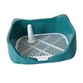 thumbnail image 4 of lionlar Dog Potty Tray with Removable Post Accessory Dog Pad Holder Tray , Keep paws Dry Green, 4 of 9
