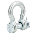 thumbnail image 3 of Anchor Shackle Anchor Shackle Heavy Duty Alloy Steel Bow Type With Nut Ship Lifting Machine Parts2Pcs 2T Anchor Shackle, 3 of 8