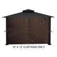 thumbnail image 1 of APEX GARDEN Ensemble de Rideaux d'Intimité pour Pavillon 10 Pieds x 12 Pieds, 1 of 3