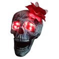 thumbnail image 2 of HOZADOIE Courtyard Pendant Home Decor Halloween Skeleton Prop Human Full Size Skull Hand Garden Model Decor, 2 of 6