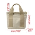 thumbnail image 3 of EGNMCR Closet Organizers and Storage, Storage Trunks & Bag Fashion Canvas Bag Tote Bag Storage Bag Multi-Pocket Handbag Handle Bag Large Capacity Multi-pocket Handbag A Storage, 3 of 8