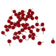 thumbnail image 2 of 50 Pcs Arbres Modèles en Forme de Boule Rouge à l'Échelle N Train Chemin de Fer Diorama Jeu de Guerre, 2 of 7