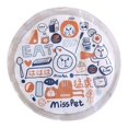 thumbnail image 1 of Tapis Rafraîchissant pour Chat en Gel Rond Portable, Tapis Rafraîchissant pour Animal de Compagnie, Lit de Sommeil pour Chat, Tapis Rafraîchissant pour Chiot, 1 of 10