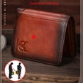 thumbnail image 3 of BULLCAPTAIN Portefeuille, Portefeuille en Cuir pour Hommes Siuke Eryue Portefeuille Qisuo Buzhi, 3 of 5
