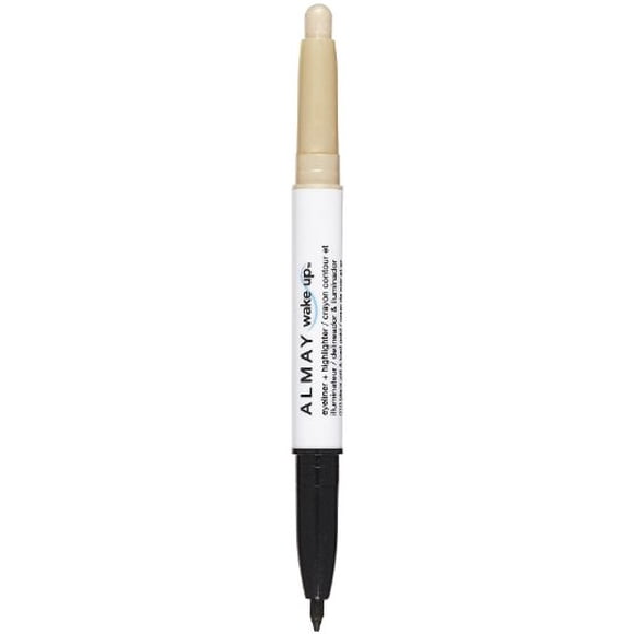 Almay Eye-liner et Enlumineur Wake-Up, Black Joly et Ice Gold