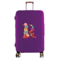 thumbnail image 1 of Housse de Valise de Voyage Protecteur de Bagage et de Valise Lavable Réutilisable Antipoussière Anti-Rayures Housse de Valise Motif Imprimé Papillon 8butterfly letter R TG, 1 of 6