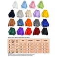 thumbnail image 2 of Innerwin Hoodies Fleece Women Sweatshirt Sport Solid Color Loose Fit Hooded Tops Lake Blue XL, 2 of 2