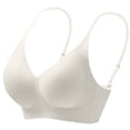 thumbnail image 2 of Soutien-gorge Sans Armatures pour Femmes à Bonnets Nid d'Abeille, Colle Gelée, Maintien Doux, Effet Rassembleur - Couleur Unie, Usage Quotidien, Bonnets Semi-Fixes, Nylon, Confort, 2 of 3