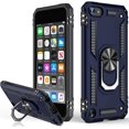 thumbnail image 1 of [PST] iPod Touch 5 / 6 / 7 Kickstand Rotating Ring Case, Heavy Duty Drop Protection Hybrid Shock Absorption Rugged Hard Phone Case Cover with Ring Stand Fits Magnetic Car Mount, 1 of 2