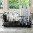 thumbnail image 4 of Rubbermaid Twin Sink Dish Drainer, Black, 4 of 4