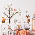 thumbnail image 4 of Wweixi 8 Pieces Wall Sticker Tree Decorative Decal Window Glass Wallpaper Self Adhesive Removable Poster TV Decoration, 4 of 7