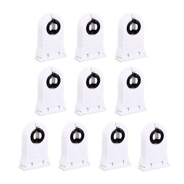 Unique Bargains 10pcs 2A T8 Socket G13 Base Fluorescent Lamp Holder Light Fixture