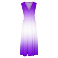 thumbnail image 5 of Yuyuzo Robes de Plage pour Femmes 2024 Décolleté en V Profond Sans Manches Robes Longues de Fête Fluides Boho Vacances Robe Maxi, 5 of 5