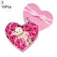 thumbnail image 2 of 10Pcs Soap Flower Bear with Box Girlfriend Birthday Wedding Valentine Day Gift, 2 of 8