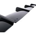 thumbnail image 4 of ECP-AUTOTEILE  Rear Bumper Diffuser w/Corner Splitter Compatible with2022-2025 Civic Sedan Ex,Si,Touring FE1 / FE2 4DR 11th Gen Fin Carbon  Look Euro Type, 4 of 5