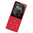 thumbnail image 3 of QualitChoice MP3 Player Rechargeable Record Display Screen Portable Media Lossless Sports Running Music Play with Micrphone Red, 3 of 6