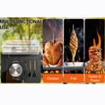 thumbnail image 2 of Youkk Kebab Plate And Skewer BBQ Vertical With 3 Replacement Spikes Chicken Skewers Rack is Resistant and Kitchen Party 9inch, 2 of 6