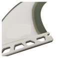 thumbnail image 3 of Surfboard Fins Single Tabs T1 Size Fins ArmyGreen/White Color Fiberglass New Design Surf Surf Tri Set Fins, 3 of 5