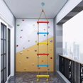 thumbnail image 2 of Climbing Rope Ladder with 6-Section Straps for Kids Playground Fitness Toys, 2 of 8
