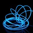 thumbnail image 3 of RubrumRose 16.4ft EL Wire Neon Lights Glowing Strobing Home Decor Light Party, 3 of 4