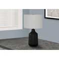thumbnail image 1 of Monarch Specialties Lighting, 24"h, Table Lamp, Black Concrete, Grey Shade, Contemporary, 1 of 6