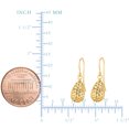 thumbnail image 2 of Boucles d'Oreilles Goutte d'Eau en Or Jaune 14K, 2 of 2