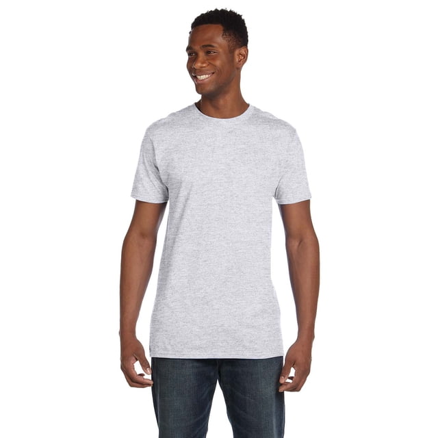 Hanes T-Shirt à Col Ras du Cou en Coton Ringspun Nano-T pour Hommes, Style 4980