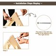 thumbnail image 4 of Costway Wooden Climbing Pikler Triangle with Climbing Ladder For Toddler Step Training, 4 of 10