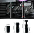 thumbnail image 4 of Adjustable Computer Case Graphics Card Holder Aluminum Magnetic 3070 Video Card RTX4090 GPU Support 27-120mm Scalable Bracket Black S, 4 of 6