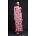 thumbnail image 3 of Bimba Robe Maxi à Bretelles Spaghetti Sans Manches pour Femmes en Rayonne à Imprimé Floral, Coupe Évasée - Xxx-Grand, 3 of 4