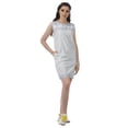 thumbnail image 2 of Moomaya Sleeveless  Shift Dress Back Slit Scoop Neck Plus Size Summer Dresses, 2 of 4