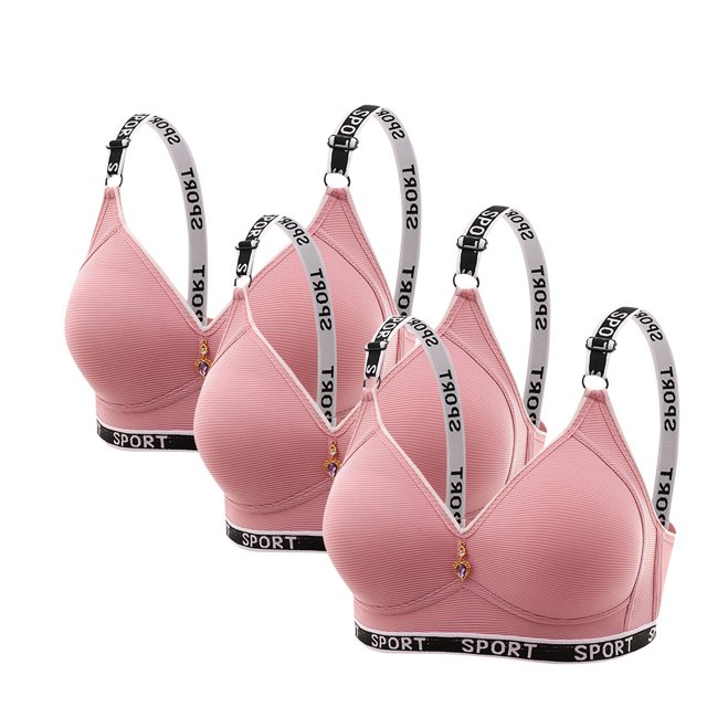 3PC Women's Everyday Bralette - Snug & Firmer Support Bra | Curvy Look Enhancer, Fully Stretchable & Shape-Retaining for All Ages