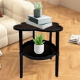 thumbnail image 4 of Table d'Appoint Roulante à 4 Niveaux pour Canapé avec Roues, Table de Bout Mobile de Rangement pour Salon, Chambre, Organisateur pour Petit Espace, 4 of 6