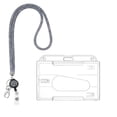 thumbnail image 1 of Cosmug Bling Crystal Rhinestone Lanyard Keychain | Sparkly Id Badge Holder for Women & Kids | Adjustable Neck Strap for Keys, Wallet & Cards | Teacher Student Accessory, G, 1 of 8
