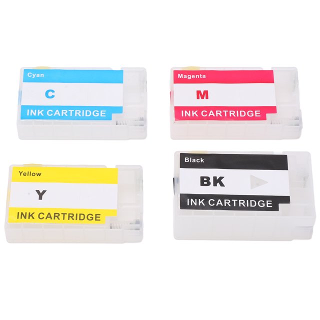 Printer , Consumables Refill 4Pcs Clear Printing Ink Accurate Counting For 1100 1200 1300 1400 1500 1600 1900 For Office