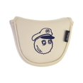 thumbnail image 2 of Redempat Golf Putter Head Cover agnetic Closure Golf PU Accessories Covers Golf Club beige semicircular M, 2 of 6