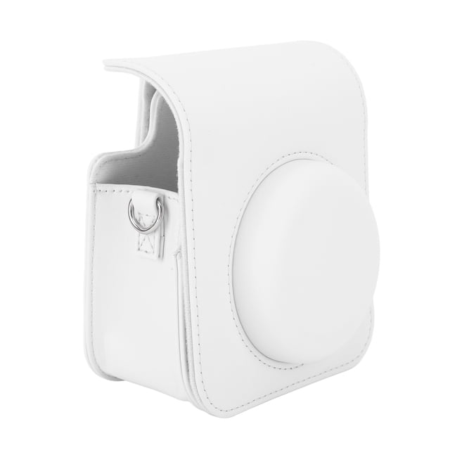 Sac de Protection Étanche pour Mini Caméra avec Bandoulière Réglable pour Fujifilm Mini 12, Matériau PU Résistant aux Rayures, Intérieur en Microfibre