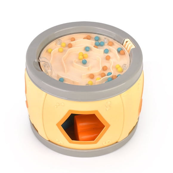 IROINID Jouets Éducatifs d'Apprentissage, Jouets Instruments de Musique pour Tout-Petits Ensemble de Pile pour Enfants Tambour Transparent pour Enfants Jouets Éducatifs Blocs de Formes Cadeaux pour Garçons Filles Enfants de 6 Mois 1 2 3 Ans