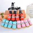 thumbnail image 3 of PENGXIANG Soldes 4Pcs/Set Hiver Chien Chaussures pour Petits Chiens Résistant à l'Usure Chiot Animaux de Compagnie Chaussures Réfléchissant Chien Bottes de Neige Chihuahua Yorkie Teddy Chaussures, 3 of 6