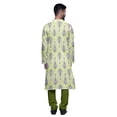 thumbnail image 3 of Atasi Kurta-Pyjama Long en Coton Imprimé pour Hommes, Kurta-Pyjama Décontracté de Designer, Vêtements, 3 of 5