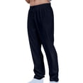 thumbnail image 1 of WRKEKC Men's Casual Pants for Men Spring Fall Solid Outdoor Leisure Beach Pants Drawstring Men's Trousers, 1 of 3