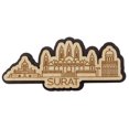 thumbnail image 5 of Printtoo Engraved Wooden Surat India Monuments Fridge Magnet Souvenir Home Decor, 5 of 5