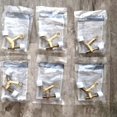 thumbnail image 2 of Hinge Pin Door Stops Heavy Duty Adjustable-Anti-rust coating gold- 6 PACK, 2 of 8