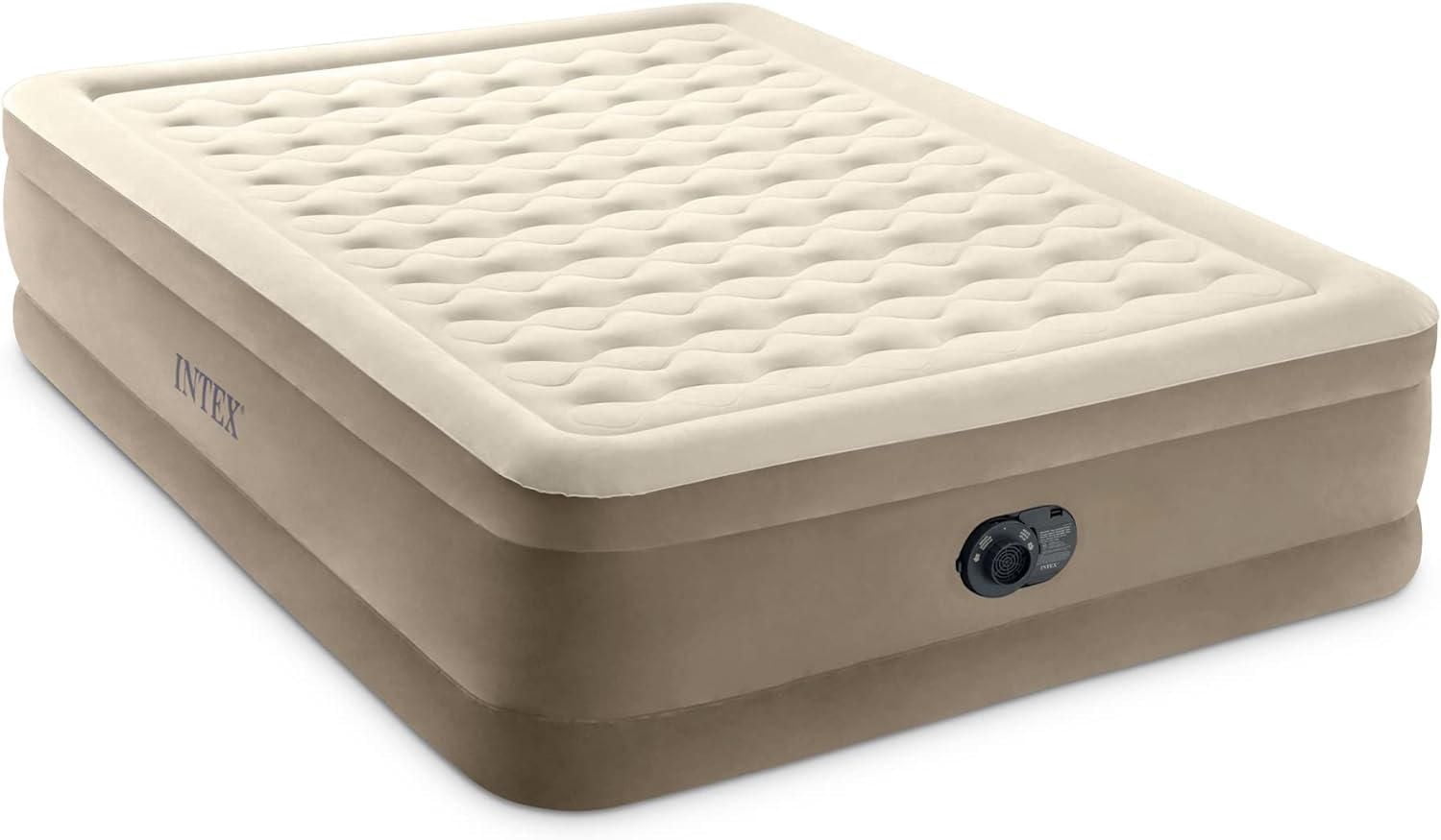Matelas pneumatique Intex Dura-Beam® Deluxe Ultra Plush Queen avec pompe électrique intégrée