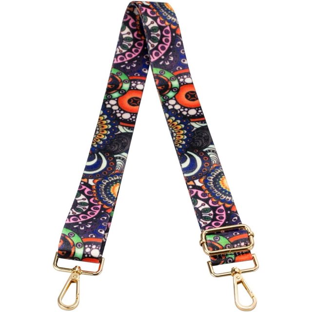 SURJDE Sangle Bandoulière pour Sacs à Main de Rechange Réglable Guitare Style Multicolore Sangles de Sac à Main (Boho)