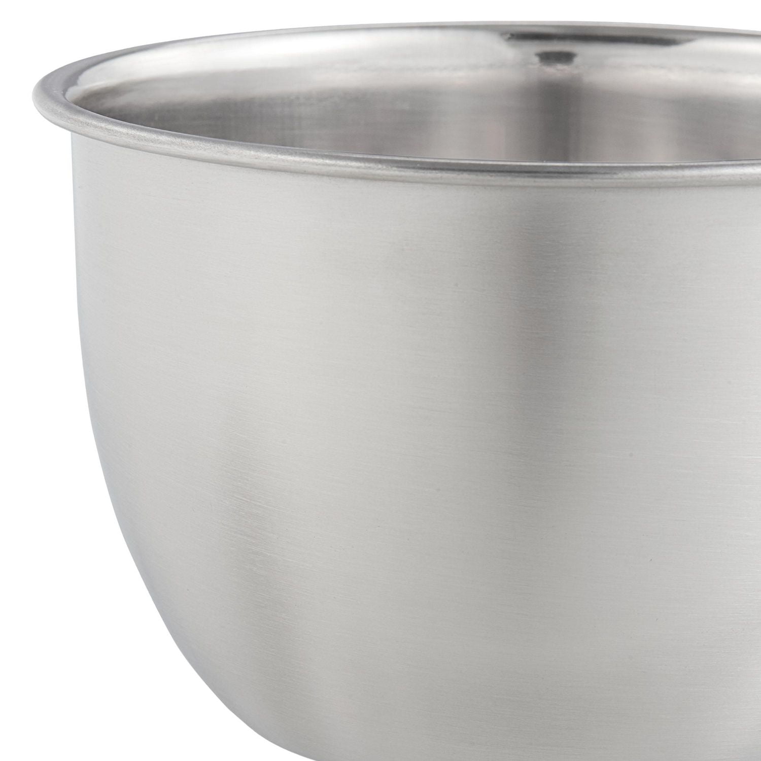 Ensemble de 6 bols de mélange et de rangement en acier inoxydable brossé Mainstays avec couvercles