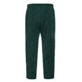 thumbnail image 3 of Innerwin Bottoms Drawstring Mens Trousers Holiday Elastic Waist Leisure Pants Green L, 3 of 4
