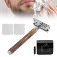 thumbnail image 3 of Mens , Vintage Shaver Set Safety Double Edged with Blade Box for Shaving, 3 of 7