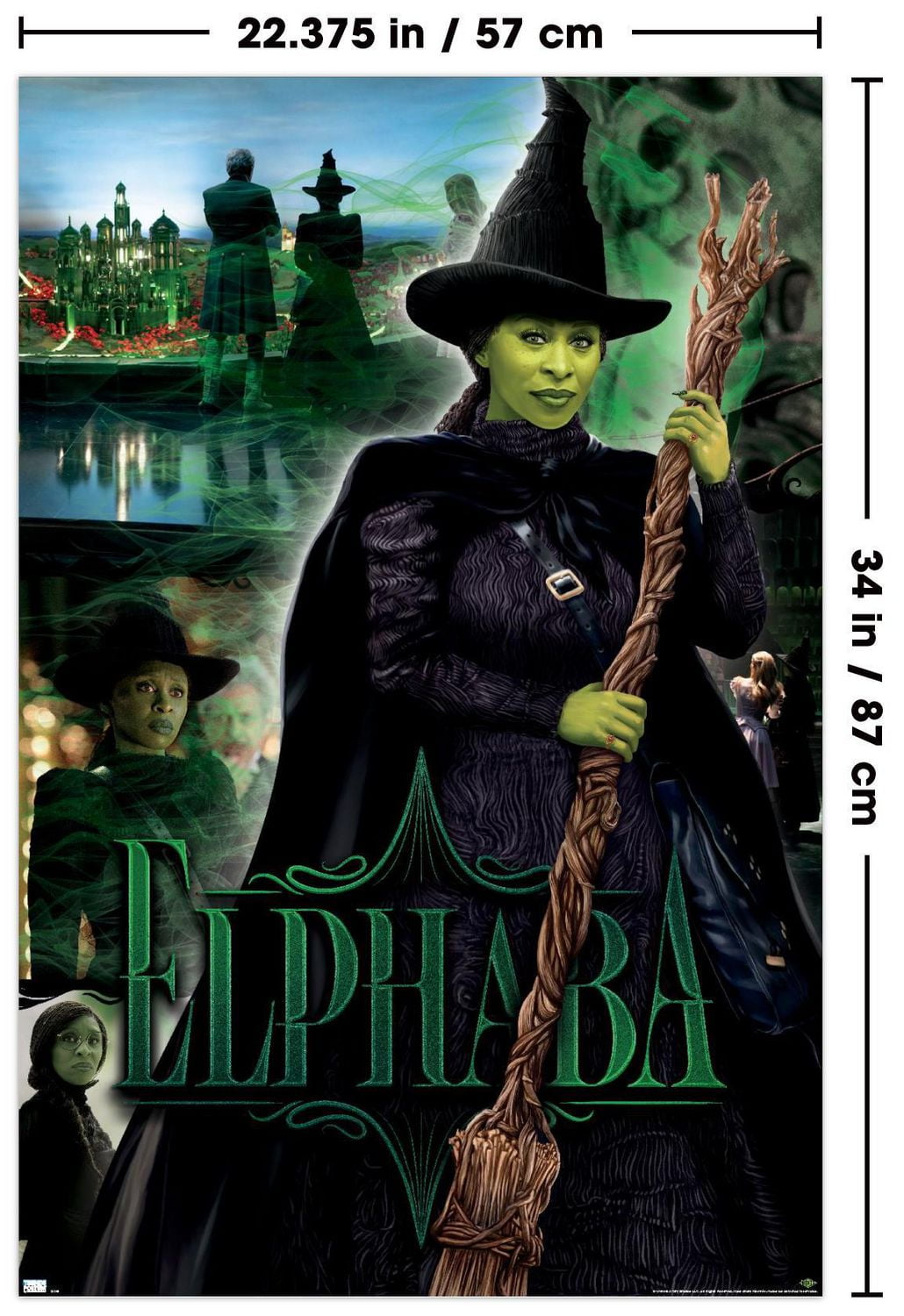 Wicked - Elphaba Wall Poster, 22.375" x 34"